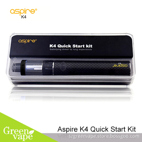 100% Original Newest Aspire K4 Quick Starter Kit 2000mah In Black And Pink